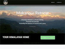 Tablet Screenshot of pokharabeachclub.com